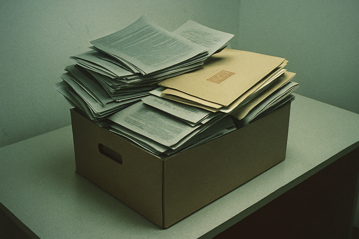 I Have Found It. I Have Found the Paperwork.